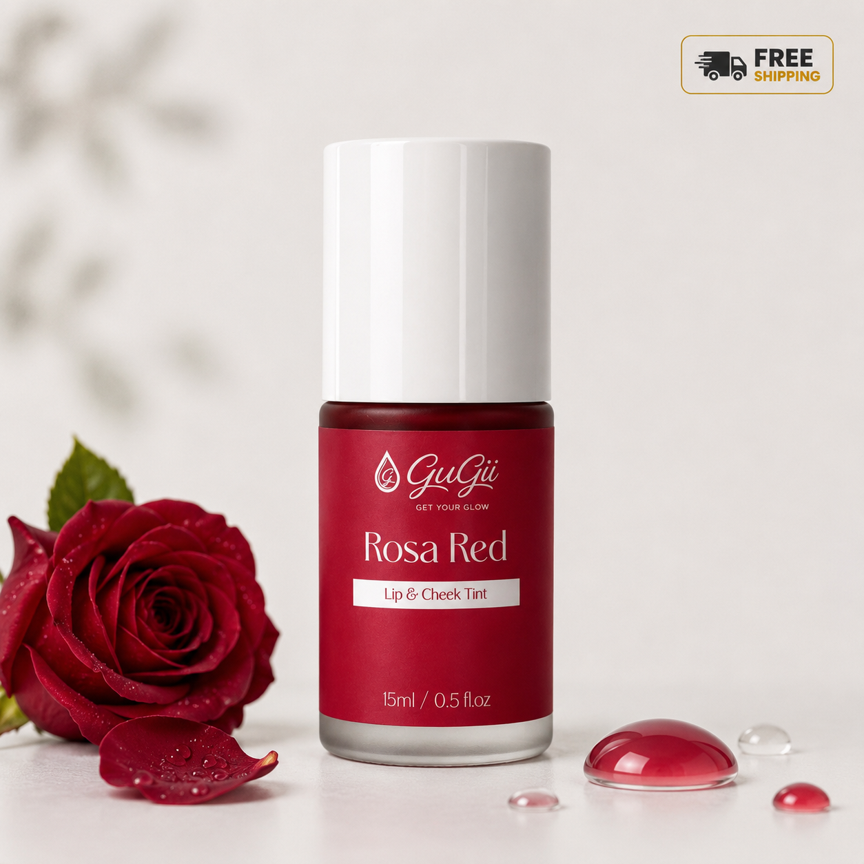 Rosa red lip & cheek tint 